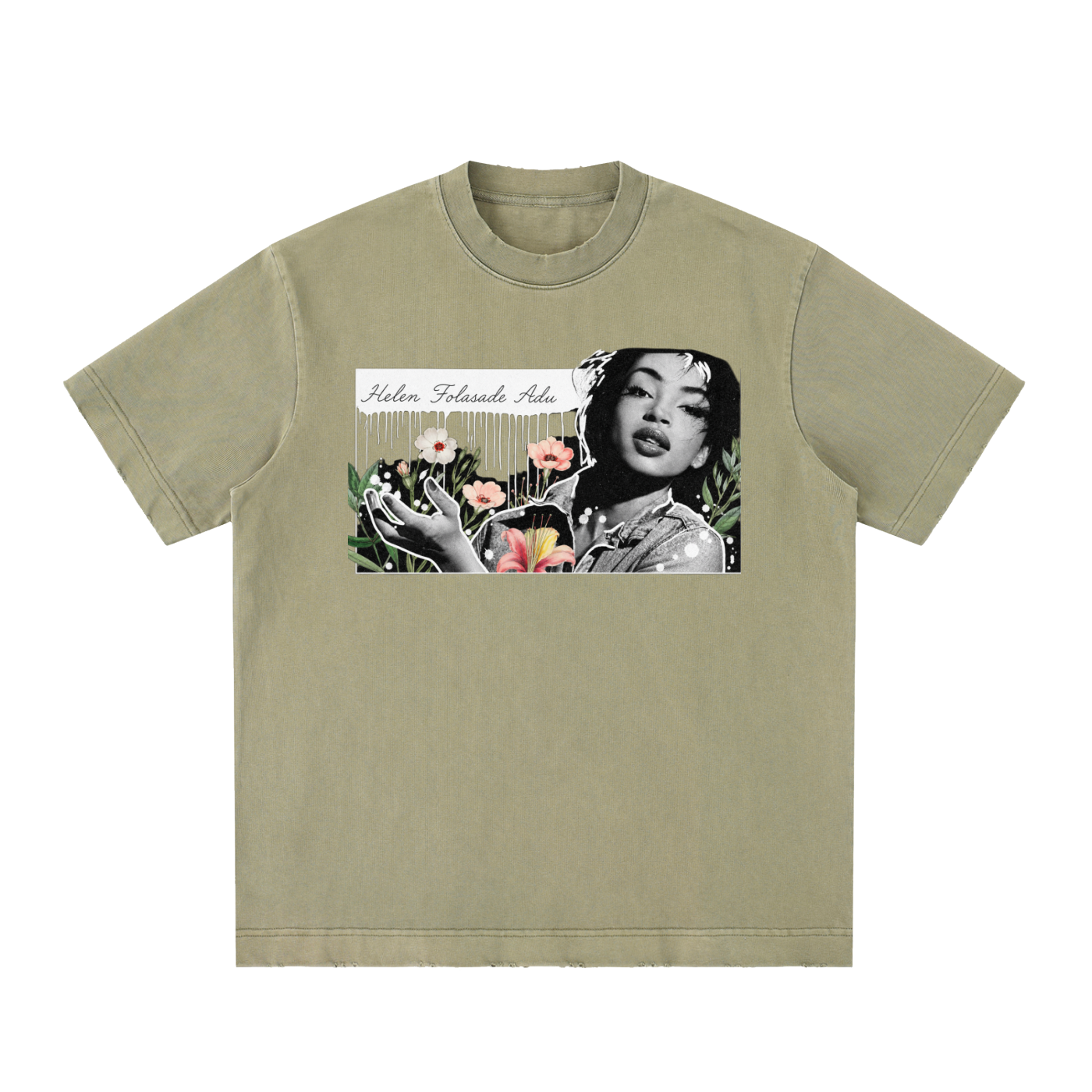 Helen Folasade Adu- Vintage Washed Frayed T-Shirt