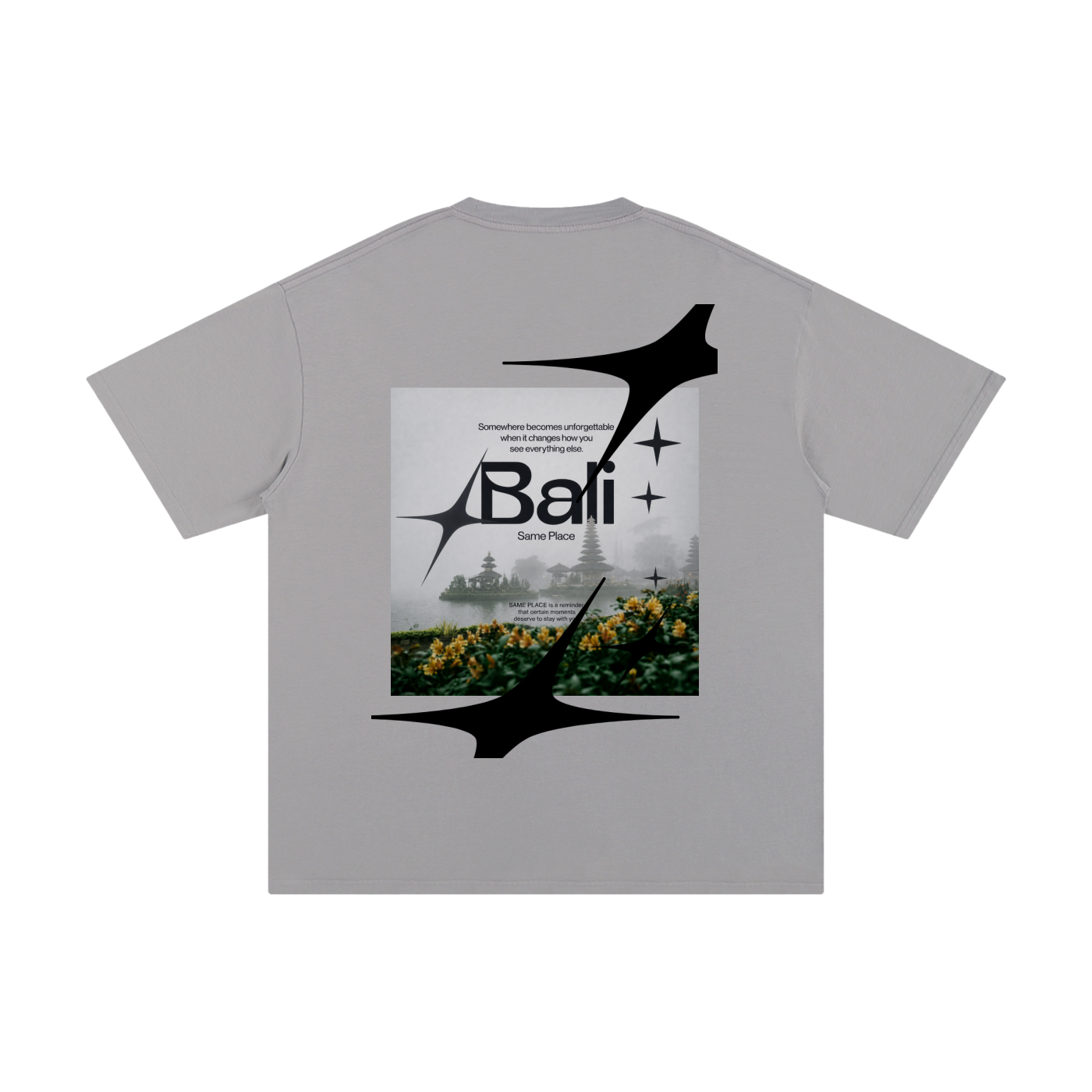 Bali - Same Place Same Time Unisex Pure Cotton T-Shirt