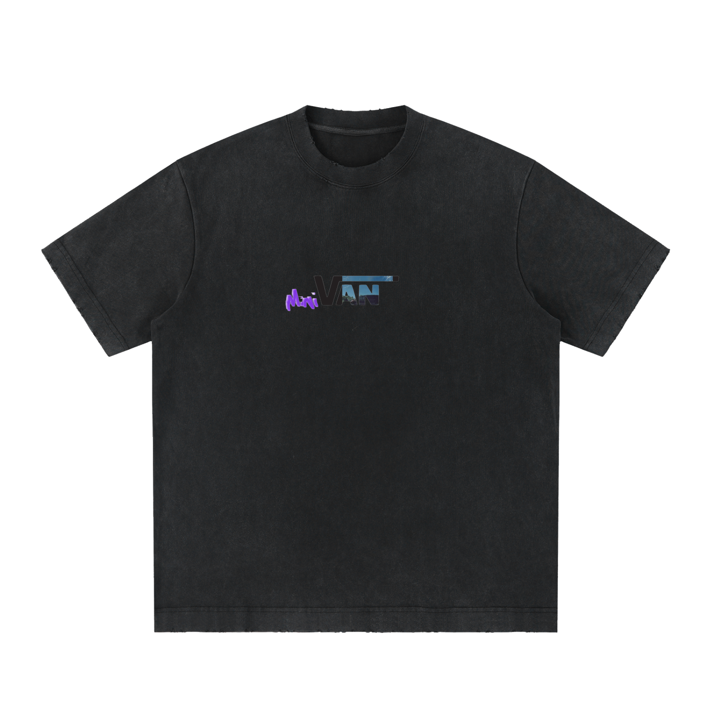Kendricks Mini Van Vintage Washed Frayed T-Shirt