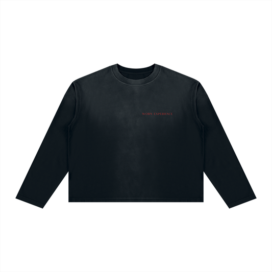 Ghetto Mars Unisex Sunfade Boxy Long Sleeve T-Shirt