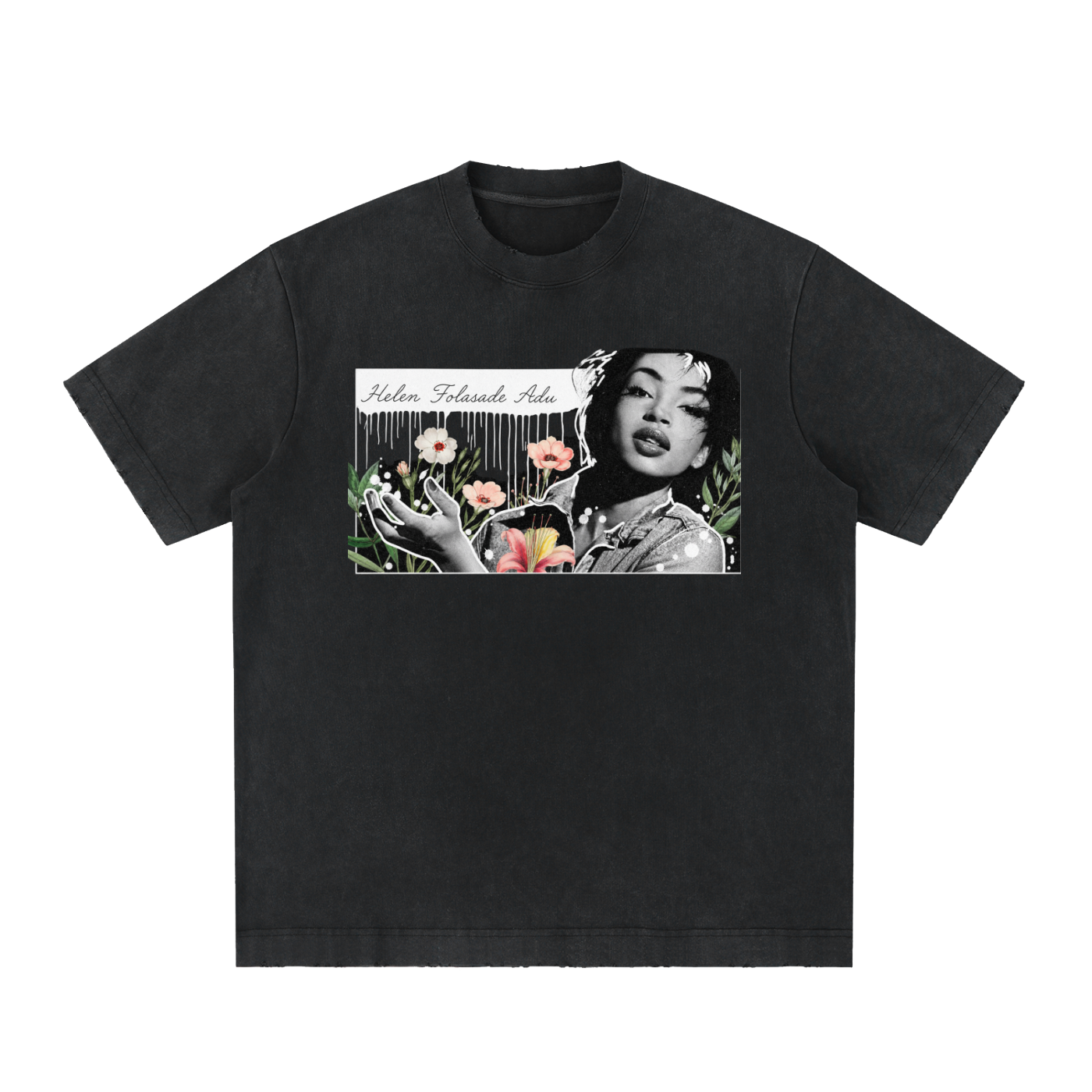 Helen Folasade Adu- Vintage Washed Frayed T-Shirt