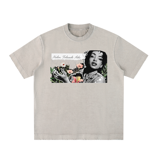 Helen Folasade Adu- Vintage Washed Frayed T-Shirt