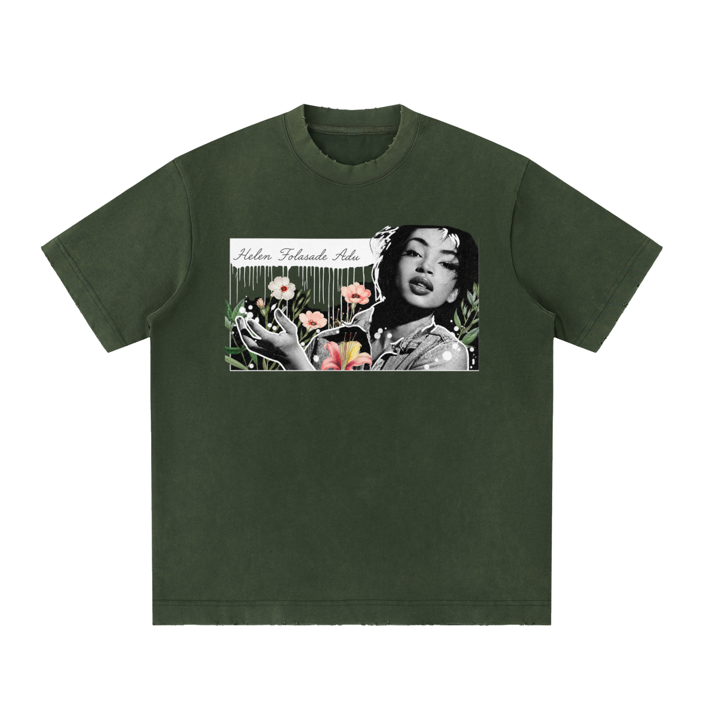 Helen Folasade Adu- Vintage Washed Frayed T-Shirt